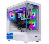 Skytech Azure Gaming PC Intel i7 14700F a 2,1 GHz (5,3 GHz Turbo), NVIDIA RTX 5070 Ti 16 GB, SSD Gen4 NVMe, 32 GB DDR5 RAM 6000 RGB, 850 W, Oro, ATX 3 PSU 360 mm, ARGB AIO, WW LAN, Win 1 1 Pieza