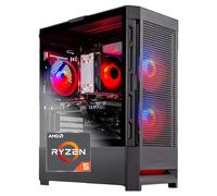 Skytech Blaze4 Mini PC de computadora para juegos, Ryzen 5 5600 3.5 Ghz (4.4 GHz Turbo Boost), NVIDIA RTX 4060 8GB GDDR6X, 1TB SSD, 16GB DDR4 RAM 3200, 650W GOLD PSU, Wi-Fi, Win 11 Home