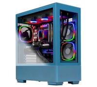 Skytech Gaming Azure PC para Juegos, AMD Ryzen 7 7800X3D 4.2GHz, AMD RX 9060XT 16 GB, SSD Gen4 NVMe 1 TB 32GB DDR5 RAM 5600, 850 W Gold ATX 3 PSU, 360 ARGB AIO, WLAN, Win 11, Ordenador