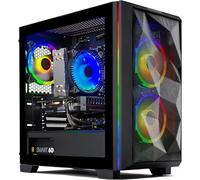 Skytech Gaming Chronos Mini Gaming PC Desktop - Intel Core i3 10100F 3.6 GHz, GTX 1650, 500GB SSD, 16G DDR4 3200, 600W Gold PSU, AC Wi-Fi, Windows 10 Home 64-bit, Negro