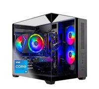 Skytech Gaming Crystal Gaming PC, Intel i5 14400F 2.5GHz, NVIDIA RTX 5050 8GB, SSD NVMe de 1TB, 16GB DDR5 RAM 5200, 650W Gold PSU, Wi-Fi, Win 11, escritorio para juegos