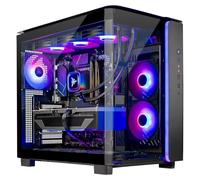 Skytech Gaming King 95 PC para Juegos, AMD Ryzen 7 9850X3D 4.7GHz, NVIDIA RTX 5080 16GB VRAM, 2TB NVMe SSD, 32GB DDR5 RAM 6000, 850W Gold ATX 3 PSU, 360 ARGB AIO, WI-FI 5, Windows 11, computadora