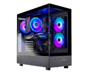 Skytech Gaming PC para Juegos Azure 3, AMD Ryzen 7 5700 3,7 GHz, Intel ARC B580, 12 GB VRAM, SSD NVMe de 1 TB, 16 GB DDR4 RAM 3200, 650 W, Oro, PSU, WLAN, Win 11, Ordenador