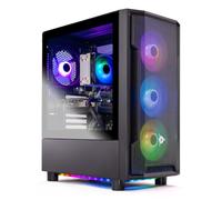Skytech Gaming Shadow Gaming PC, AMD Ryzen 5 7600 3.8GHz, NVIDIA RTX 4060 8GB, 500GB NVMe SSD, 16GB DDR5 RAM 6000, 650W Gold PSU, Wi-Fi, Win 11, computadora