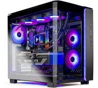 Skytech King 95 Gaming PC Desktop, Ryzen 7 9800X3D 4.7 GHz (5.2 GHz Turbo Boost), NVIDIA RTX 5070 12GB GDDR7, 1TB Gen4 SSD, 32GB DDR5 RAM 6000 RGB, 850W Gold PSU, 360mm ARGB AIO, Wi-Fi, Win 1 Home