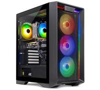 Skytech Nebula Gaming PC Desktop - AMD Ryzen 5 3600 3.6 GHz, NVIDIA GTX 1650, 500GB NVME SSD, 16GB DDR4 RAM 3200, 600W Gold PSU, 11AC Wi-Fi, Windows 11 Home 64 bits