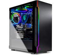 SkyTech Shadow - Computadora de escritorio para juegos Ryzen 5 3600 de 6 núcleos 3.6GHz, GTX 1660 Ti 6G, SSD de 500 G, DDR4 3000 de 8 GB, RGB, AC WiFi, Windows 10 Home de 64 bits, color negro