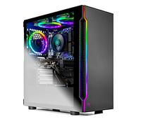 SkyTech Shadow Gaming Computer Desktop - Ryzen 5 3600 6-Core 3.6GHz, 1660 Super 6G, 1TB SSD, 16GB DDR4 3000, Ventiladores RGB, AC WiFi, Windows 10 Home 64-bit, Negro