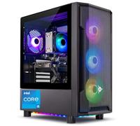 Skytech Shadow Gaming PC Desktop, Intel i5 13400F 2.5 GHz (4.6GHz Turbo), AMD RX 9060 XT 8GB, 1TB NVMe SSD, 32GB DDR5 RAM 5200 RGB, 650W Gold PSU, Wi-Fi, Win 11