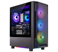 Skytech Shadow Gaming PC Desktop, Ryzen 5 5500 3,6 GHz (4,2 GHz Turbo), NVIDIA RTX 3050 6GB, 1 TB NVMe SSD, 16 GB DDR4 RAM 3200, 650 W Gold PSU, Wi-Fi, Win 11
