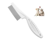Skythrive Peine Antipulgas para Perros y Gatos con Mango Ergonómico, Diseño de Dientes Finos, Herramienta de Aseo para Eliminar Pulgas, Peina suavemente el pelo de gatos y perros