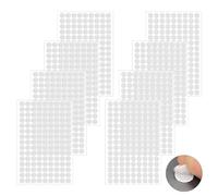 Skythrive Puntos Adhesivos Redondos 10mm 1080 Piezas - Puntos Autoadhesivos Redondos con Gancho y Bucle para Materiales de Enseñanza y Uso Doméstico (540 Pares)