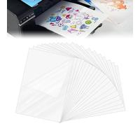 skytowards 20 Hojas Papel Adhesivo de Vinilo Transparente Vinilo para Imprimir Adhesivo A4 Vinilo Imprimible Transparente Papel de Vinilo para Impresoras de Inyección de Tinta Láser (210 * 297mm)