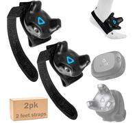 Skywin Correas de seguimiento de realidad virtual para HTC Vive System Tracker Puck - Correas ajustables para pies y seguimiento de cuerpo completo en realidad virtual (correa de 2 pies)