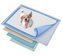 Skywin Soporte para almohadillas de pi, sin derrames, silicona para cachorro, seguro de 30 x 23 pulgadas, color gris