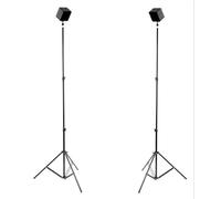 Skywin Trípode VR (Pack De 2) - Soporte para Steam VR Base Station 2.0 y Sensores Oculus Rift Constellation - Trípodes Telescópicos Ajustables hasta 229 Cm