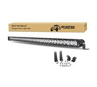 SKYWORLD 37 Pulgadas 93 cm 180W Barras de Luz de Trabajo Spot de bajo Perfil Ultra Delgada con Soporte de Montaje para Coches 4x4 Tractors Caminos Barcos ATV UTV SUV 4WD
