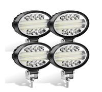 SKYWORLD 4 Pcs Ovalada Faros de Trabajo LED, 5.5 pulgadas 14cm 20W Inundacion spot lámpara trabajo led 12V 24V Focos Tractor Impermeable para Off road Camión Coche ATV SUV 4x4 faros antiniebla