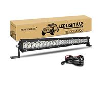 SKYWORLD Barra LED 20 Pulgadas 51 cm 144W Barra LED para 4x4 Coche