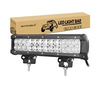 SKYWORLD Barra LED 30 cm 12 Pulgadas 72W Barra de Trabajo Led 12V 24V