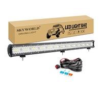 SKYWORLD Barra Led 37 pulgadas 93 cm 780W Barra de Luz Led Coche 12V 24V