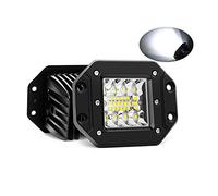 SKYWORLD Faros de trabajo, 2pcs 5 pulgadas 13cm 42W Spot Beam luces de trabajo focos led tractor faros para 4x4 4WD Coche SUV UTV ATV Off-road Camión Moto Barco 12V 24V