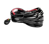 SKYWORLD led luz de Barra de Encanto Kit de arnés Under 10ft 40a DC 24v Fusible relé desactivado Interruptor de on-Off lámpara de Niebla de automóvil Kits de arnés de Alambre Conducir Offroad Trabajo