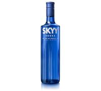 SKYY - Vodka 0,7 L, Vodka Premium, con Agua y Minerales del Pacífico, Vodka de San Francisco, Sabor Suave y Pleno, Color Cristalino, Brillante e Incoloro, 40% Vol. Alcohol