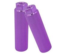 Skyzone 2 clavijas universales para bicicleta, antideslizantes, de aleación de aluminio, accesorios de bicicleta para BMX, bicicleta de montaña (morado)