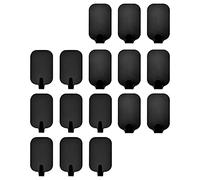 Skyzone Ganchos autoadhesivos, 16 piezas de acero inoxidable, ganchos para colgar en la pared, ganchos de almacenamiento en el hogar para colgar ropa, sombrero, toalla, bolsa