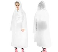 Skyzone Kids Rain Coat para niñas y niños, Portátil EVA Raincoat Ligero Poncho Impermeable con Capucha, Lindo y Reutilizable para Viajes, Escalada al Aire Libre, Ciclismo, Senderismo y Campamento