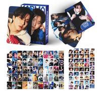 SKZ 127 piezas Tarjetas fotográficas personales Karma Stray-Kids 55 postales + 72 pegatinas tarjetas del nuevo álbum Felix Bangchan Hyunjin Tarjetas fotográficas (changbin)