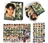 SKZ - 127 tarjetas fotográficas huecas Stray-Kids, 55 postales + 72 calcomanías de nuevas canciones, tarjetas fotográficas de Felix Bangchan Hyunjin