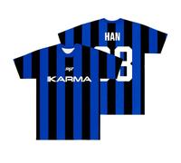 SKZ Karma - Camiseta de manga corta con cuello redondo y manga corta para mujer y hombre, Estilo 5, L