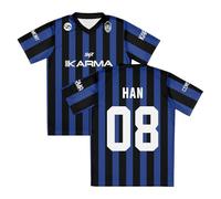 SKZ Karma - Camiseta deportiva de manga corta con cuello en V para mujer y hombre, para exteriores, A04, S