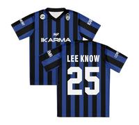 SKZ Karma - Camiseta deportiva de manga corta con cuello en V para mujer y hombre, para exteriores, A08, M