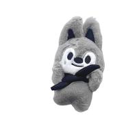 SKZ Llavero de peluche STAY Mini llavero con imán de 10 cm stray-kids Wolf Chan Han Bbokari Llavero, Wolf Chan, 10 CM