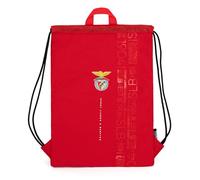 SL Benfica - Bolsa de deporte y zapatos oficiales - Bolsa ligera de poliéster rojo con cordón - 44 x 33 cm, rojo, talla única, Casual