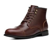 SL-Saint Botas Clásicas Para Hombre Hechas a Mano Con Puntera Blanda,Impermeable-Piel/Lana de Austria Invierno (Marrón Cuero Forro, Adulto, Hombre, 42.5, Números, Sistema tallas calzado EU, mediano)