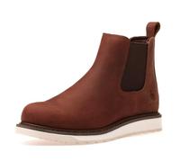 SL-Saint hecho a mano del dedo del pie suave botas Chelsea para hombres zapatos clásicos (Marrón, Adulto, Hombre, 45.5, Números, Sistema tallas calzado EU, Ancho)
