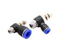 SL tipo 4 6 8 10 12mm conector neumático de conexión rápida M5 1/8 "1/4" 3/8 "1/2" válvulas reguladoras de velocidad de aire válvula de acelerador(SL4-01)