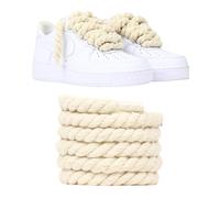 Slaace Cordones de cuerda gruesa, 10 mm 150 cm y 7 colores disponibles, cordón de zapato trenzado para zapatillas de deporte, cordón de cuerda nike, cordones de cuerda gruesa