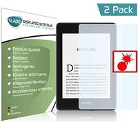 Slabo 2 x Protector de Pantalla blindado para Kindle Paperwhite 2018 (10. Generation) Shockproof A Prueba de Golpes Invisible Made IN Germany