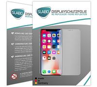 Slabo 2 x Protector de Pantalla para iPhone X | iPhone XS | iPhone 11 Pro lámina Protectora No Reflexion | No Reflexiones Mate