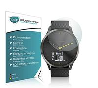Slabo 4 x protector de pantalla compatible con Garmin Vivomove HR | HR Sport lámina protectora Ultra Transparente
