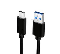 Slabo Cable de Carga USB Tipo C para Samsung Galaxy A11 | Galaxy A21s | Galaxy A22 | Galaxy A22 5G | Galaxy A31 | Galaxy M11 Cable de sincronización del conexión Datos - Negro