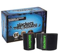 Slackers USA Tree Protection Set | Funda Protectora para Slackline, Ninja Line y Zipline | Set para 2 árboles | Fieltro Resistente con ojetes guía | Fácil instalación sin Herramientas