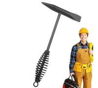 Slag Removal Hammer - Steel Chipping Tool With Coil Handle, Rust Cleaning Hammer For Metalworkers, Dual-End Design For Slag Breaking And Rust Scraping | Practical Welding Cleaner For Fabrication,