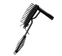 Slag Removal Hammer - Steel Chipping Tool With Coil Handle, Rust Cleaning Hammer For Metalworkers, Dual-End Design For Slag Breaking And Rust Scraping | Practical Welding Cleaner For Fabrication,