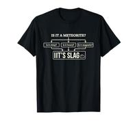 Slag Verdict Meteorite Flowchart Funny Geology Humor Graphic Camiseta